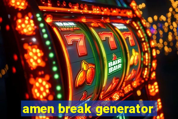 amen break generator